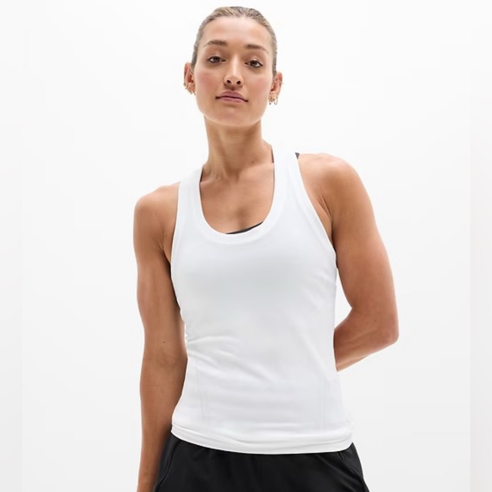 NWOT - 2 - Athleta - In Motion Seamless Tank - White - XS - 2 item bundle